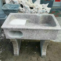 Grey granite wash basin